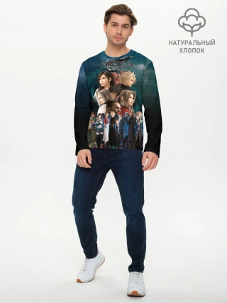 Мужской лонгслив базовый / Final Fantasy VII Remake