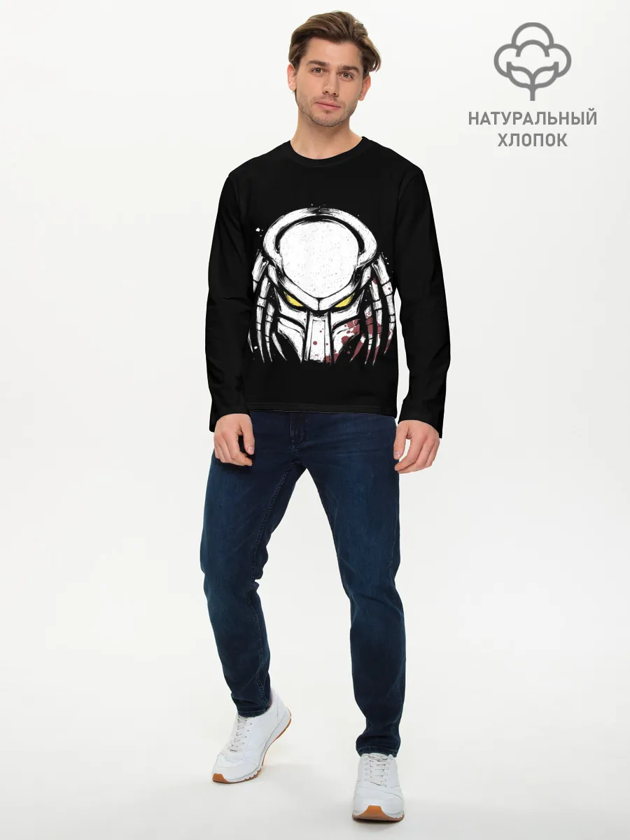 Мужской лонгслив базовый / Predator