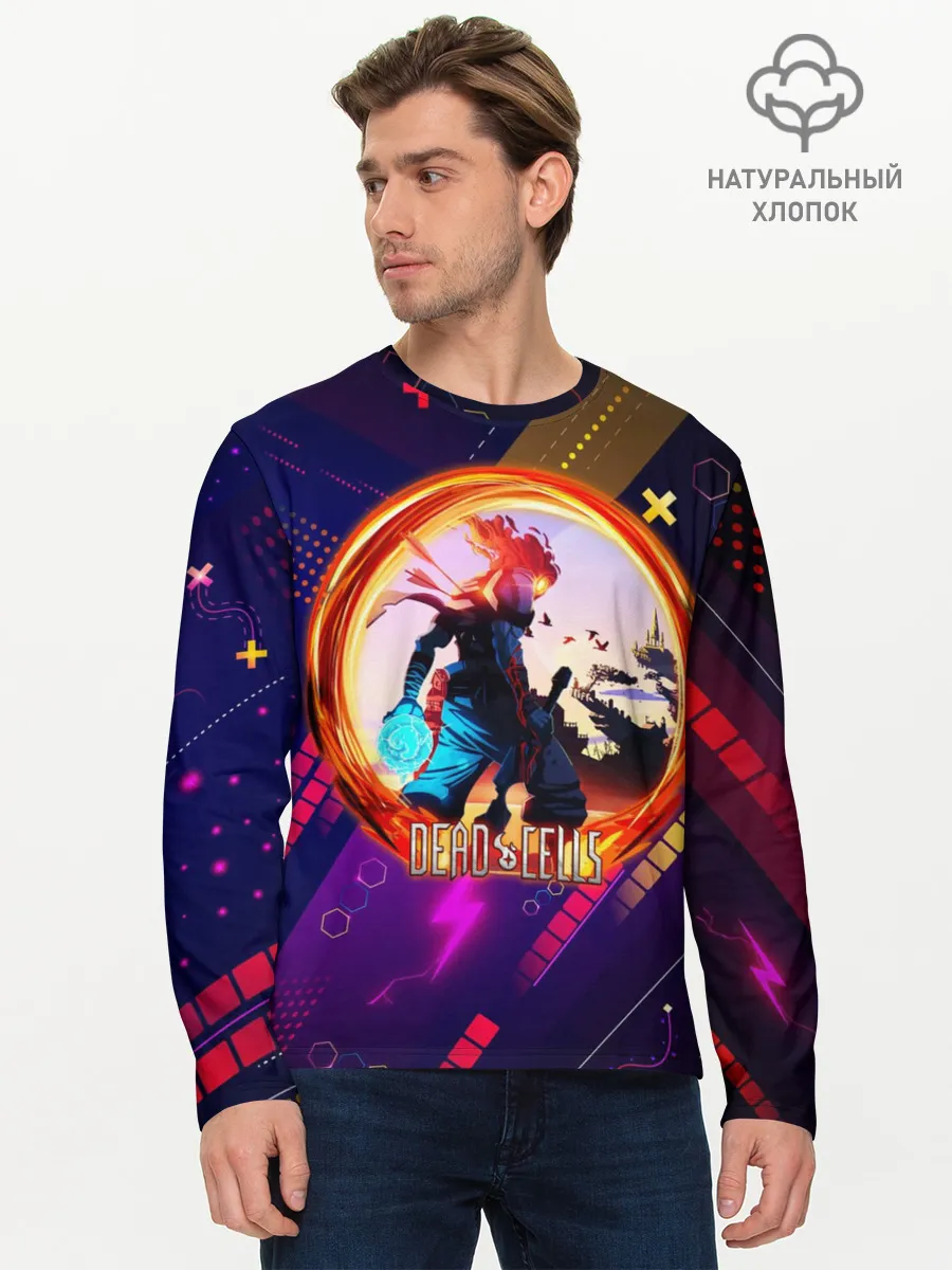 Мужской лонгслив базовый / Dead Cells