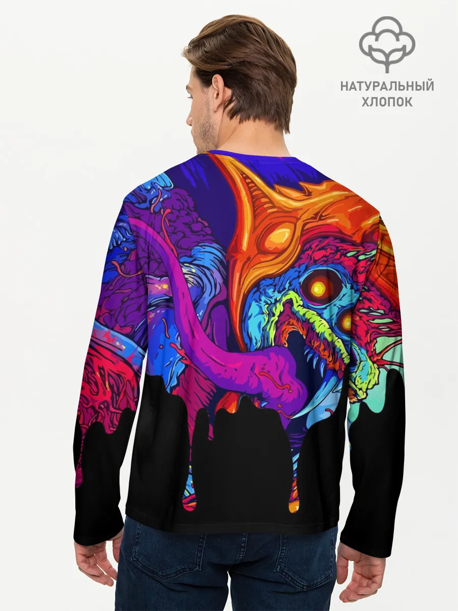 Мужской лонгслив базовый / CS GO HYPER BEAST