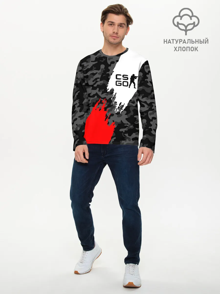 Мужской лонгслив базовый / CS GO
