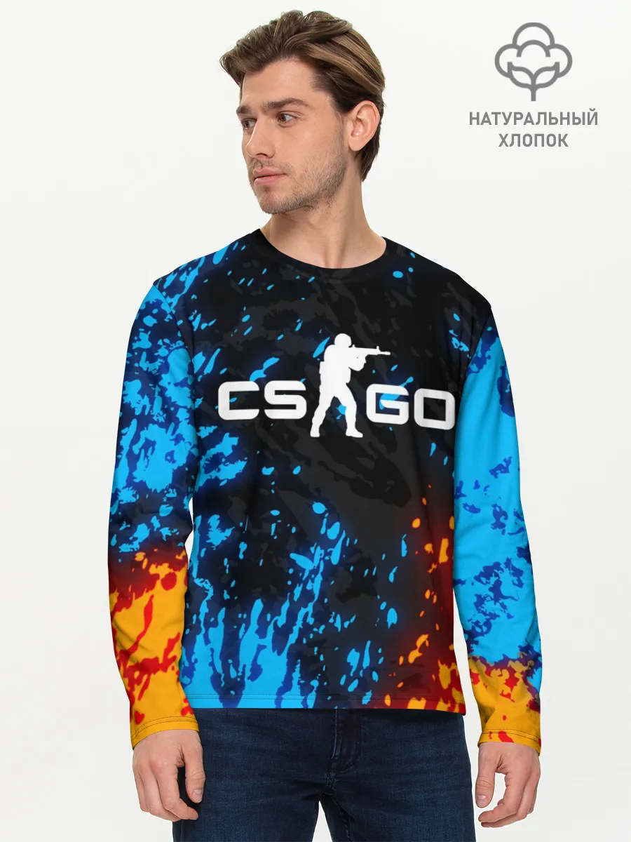 Мужской лонгслив базовый / CS GO