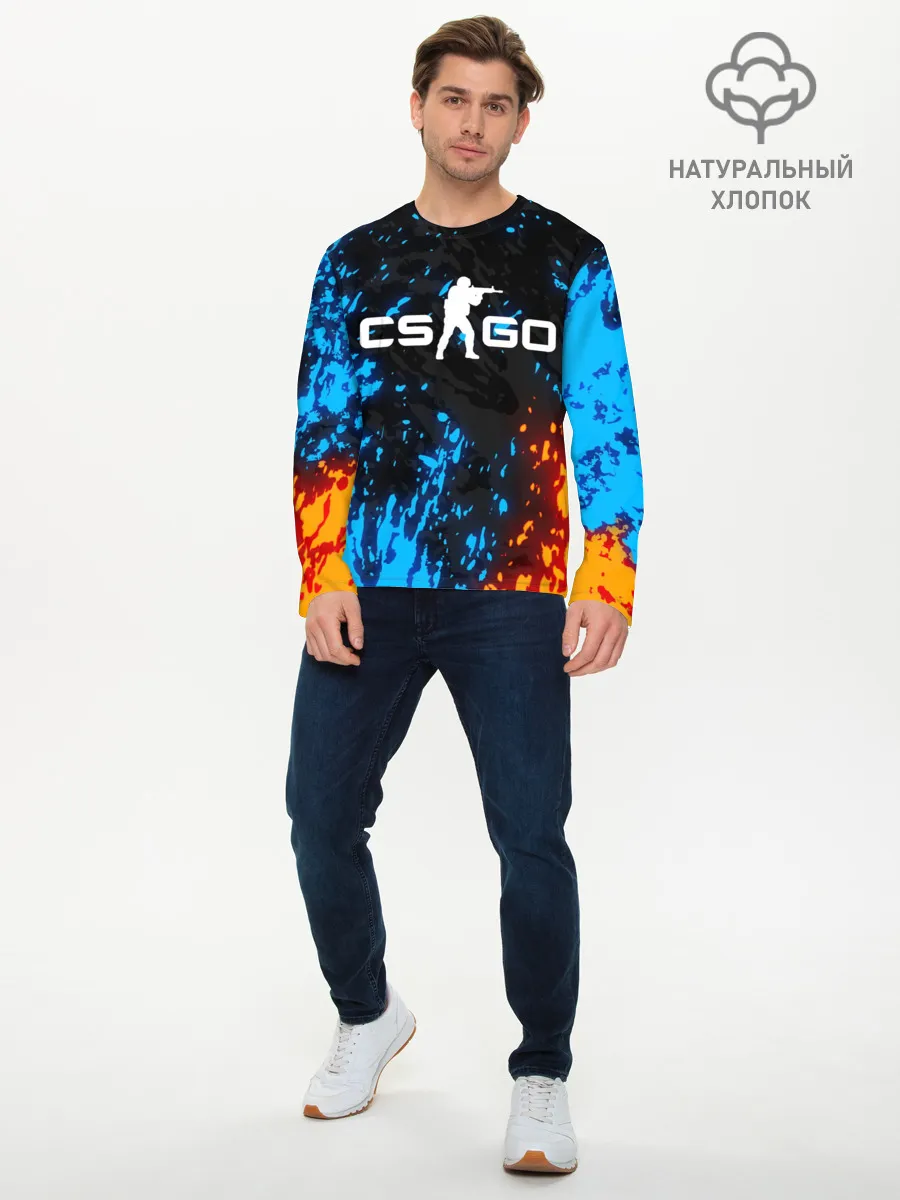 Мужской лонгслив базовый / CS GO