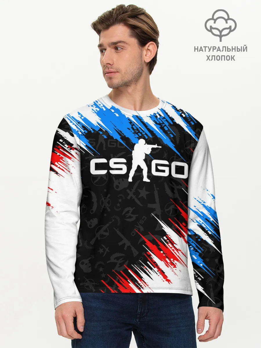 Мужской лонгслив базовый / CS GO