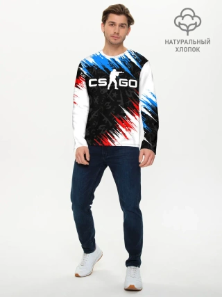Мужской лонгслив базовый / CS GO