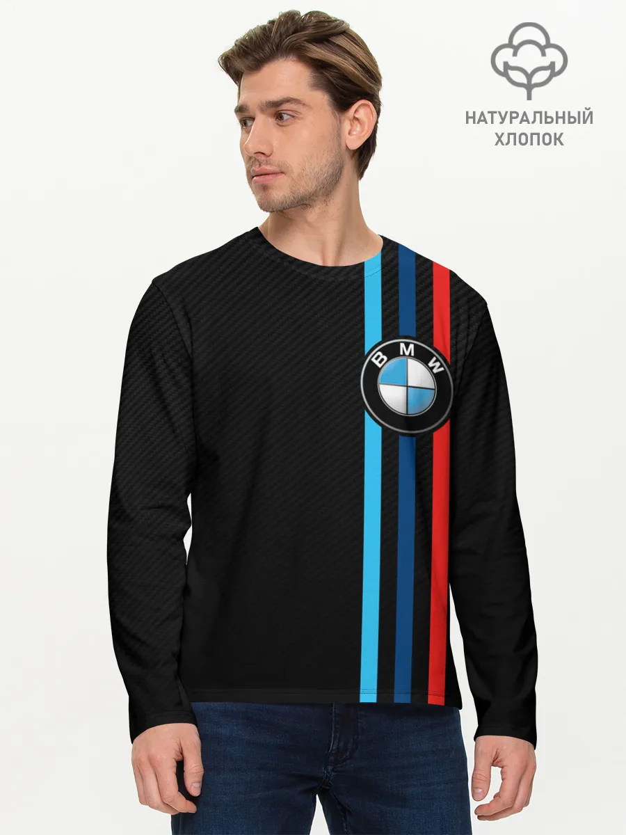 Мужской лонгслив базовый / BMW M SPORT CARBON