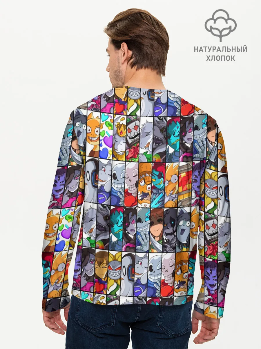 Мужской лонгслив базовый / UNDERTALE