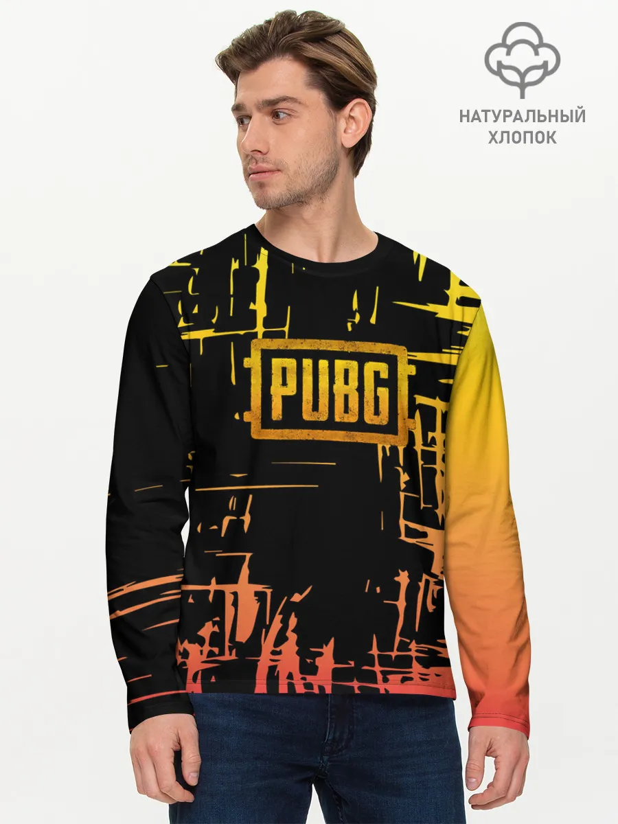 Мужской лонгслив базовый / PUBG