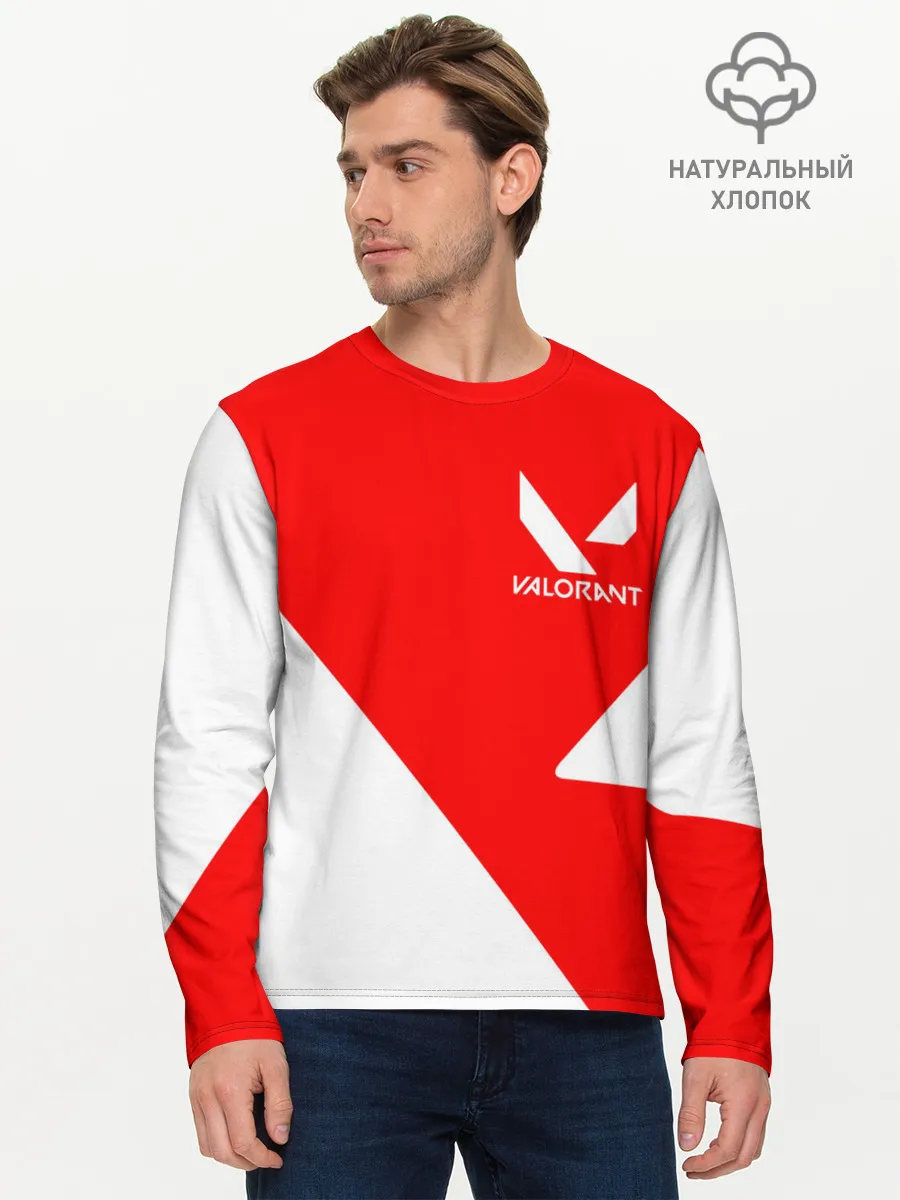 Мужской лонгслив базовый / VALORANT