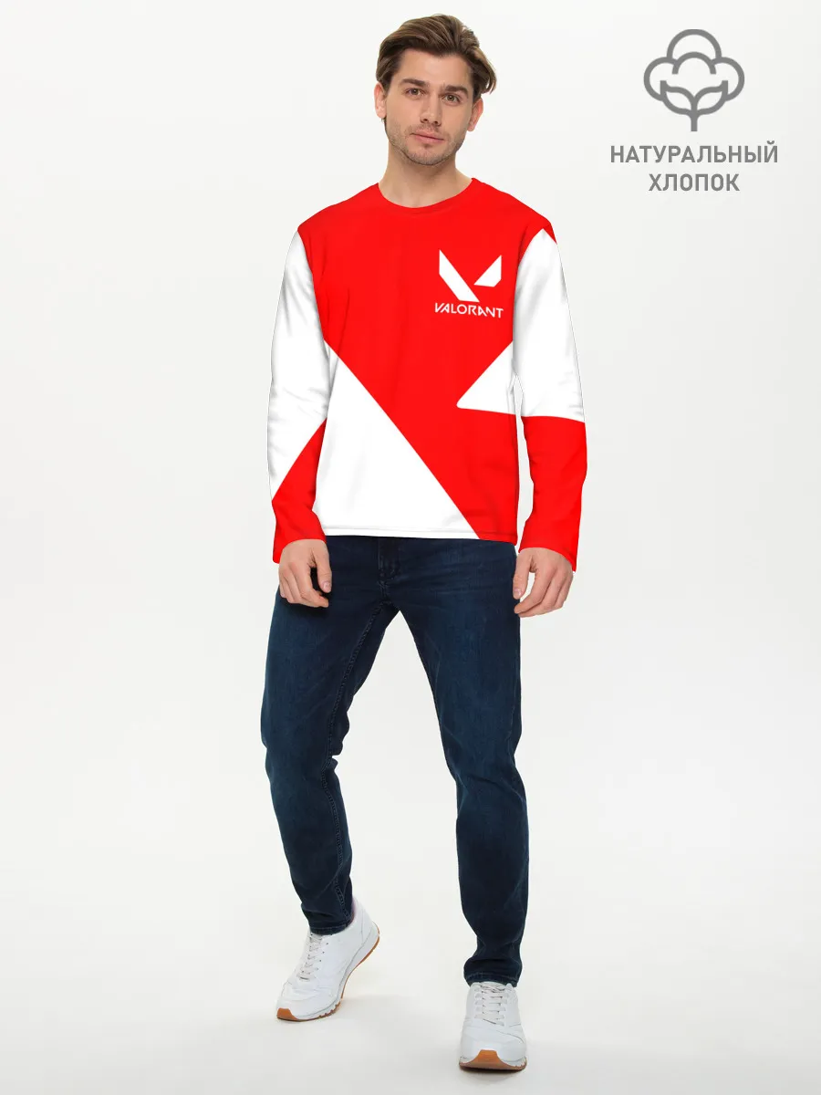 Мужской лонгслив базовый / VALORANT