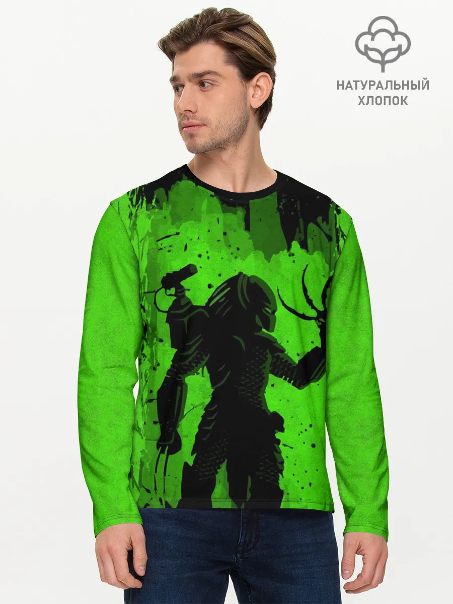 Мужской лонгслив базовый / Predator