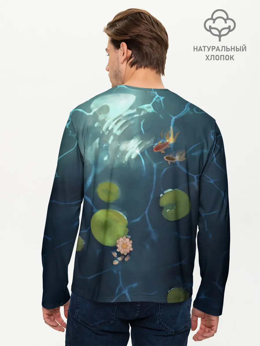 Мужской лонгслив базовый / Лань Чжань