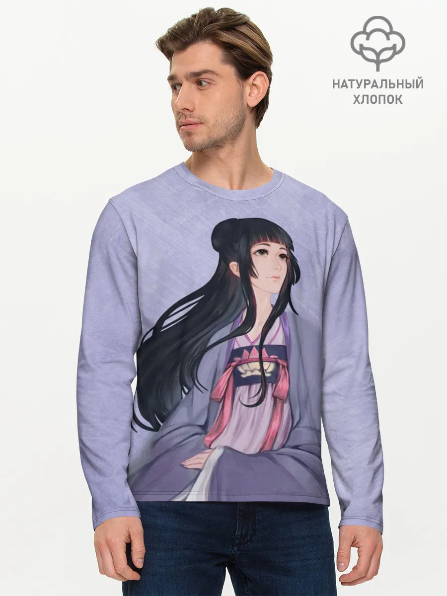 Мужской лонгслив базовый / Цзян Яньли