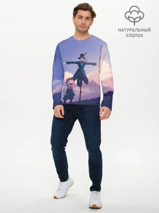 Мужской лонгслив базовый / Маркл и Пугало-Репка
