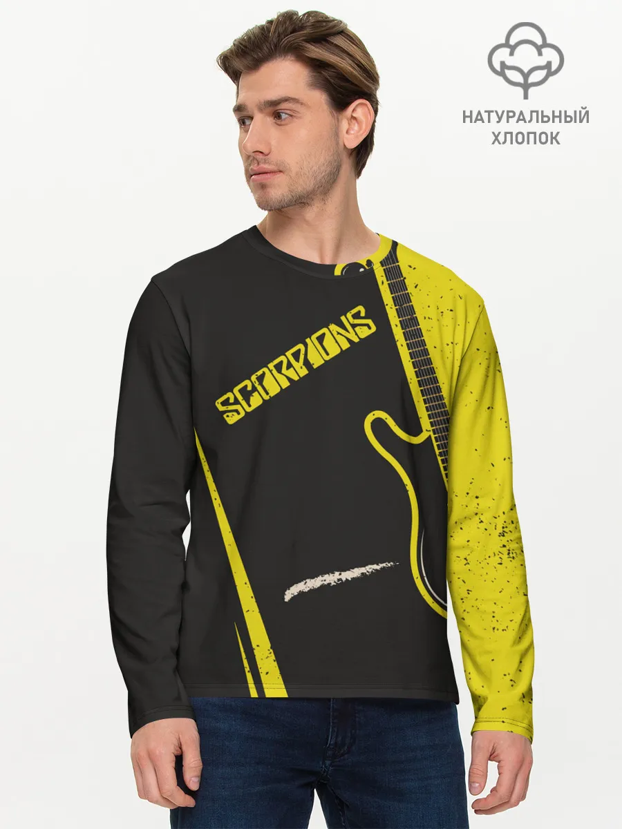 Мужской лонгслив базовый / Scorpions