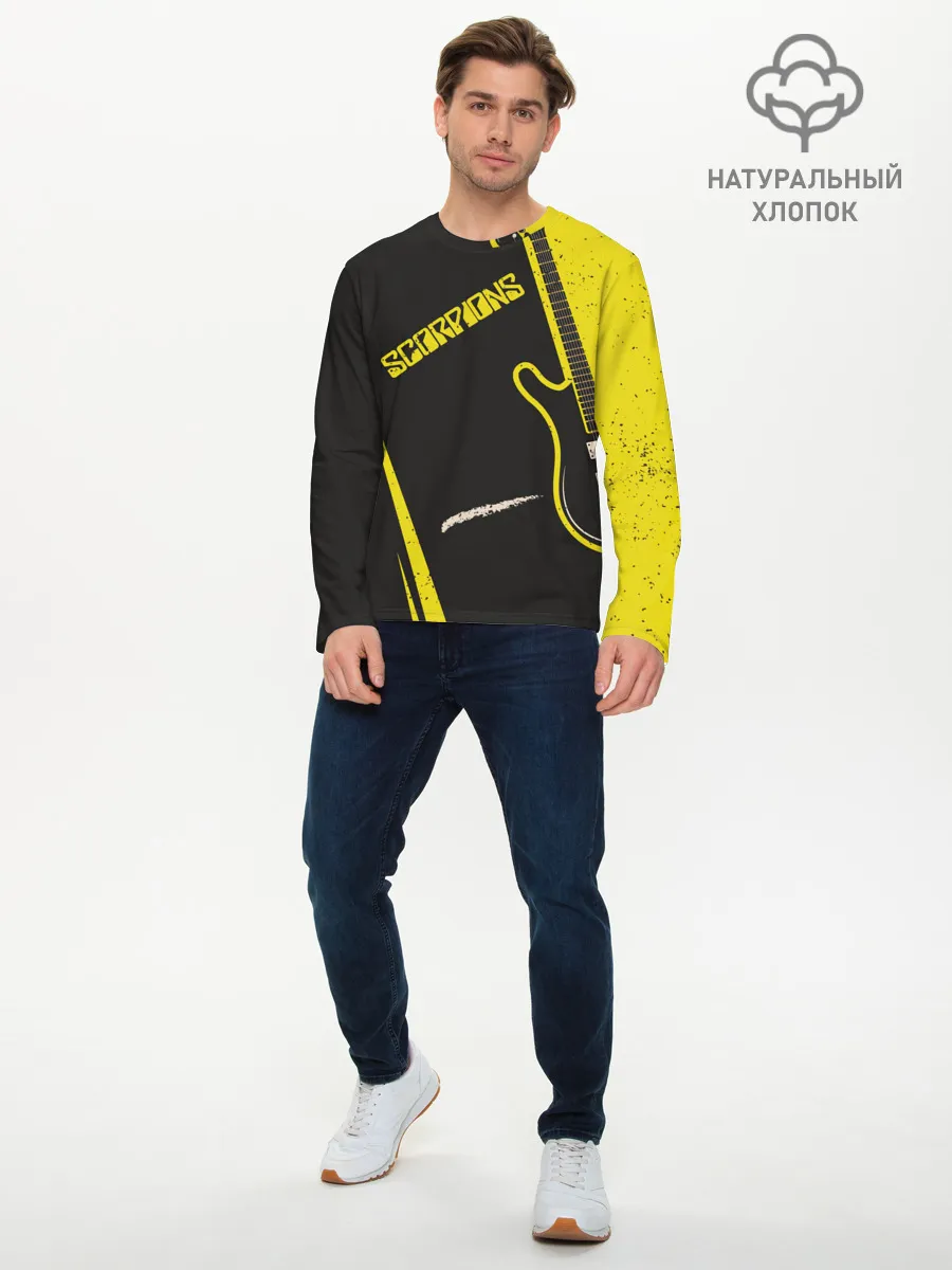 Мужской лонгслив базовый / Scorpions