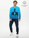 Мужской лонгслив базовый / Zima blue