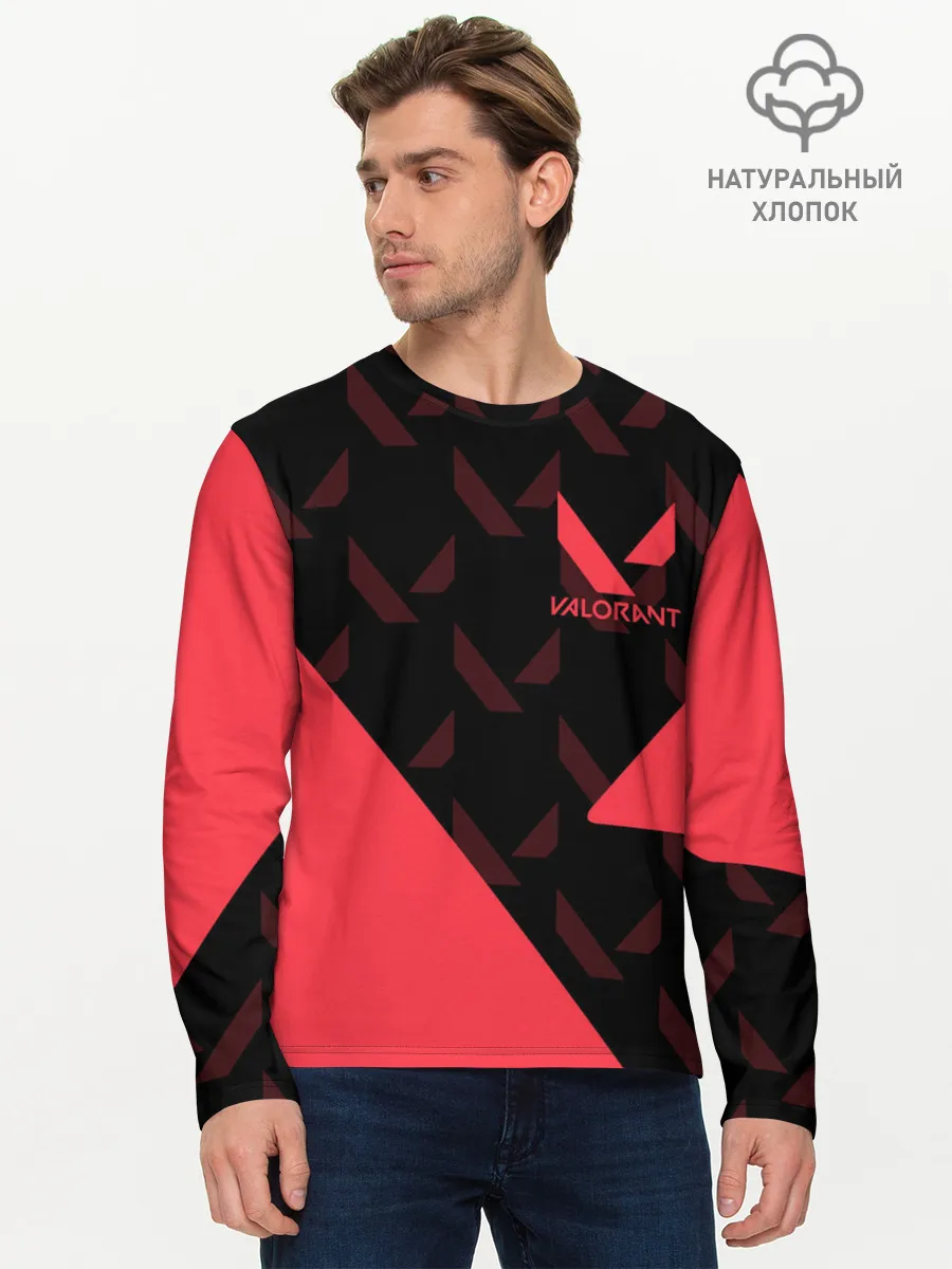 Мужской лонгслив базовый / VALORANT