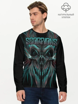 Мужской лонгслив базовый / Scorpions