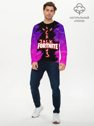 Мужской лонгслив базовый / FORTNITE X TRAVIS SCOTT