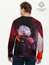 Мужской лонгслив базовый / Ken Kaneki красные жала
