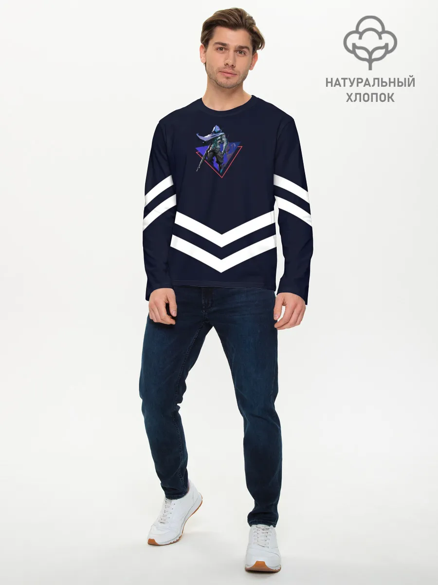 Мужской лонгслив базовый / Valorant