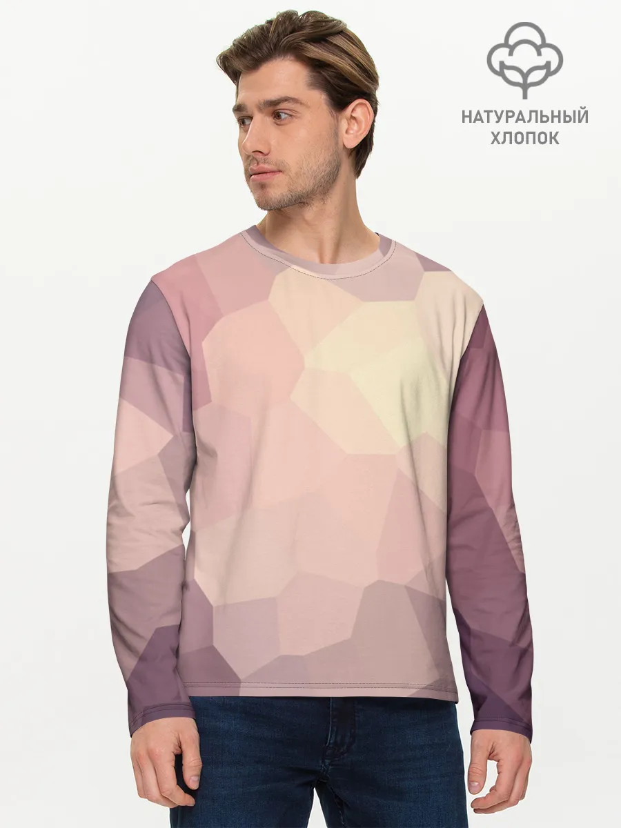 Мужской лонгслив базовый / Пикси кристаллы