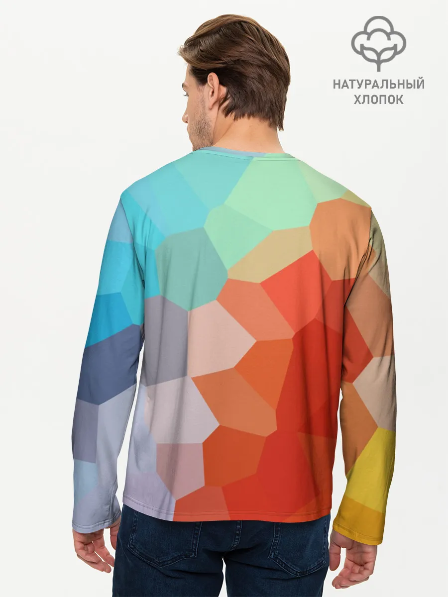 Мужской лонгслив базовый / Пикси кристаллы