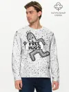 Мужской лонгслив базовый / FREE HUGS