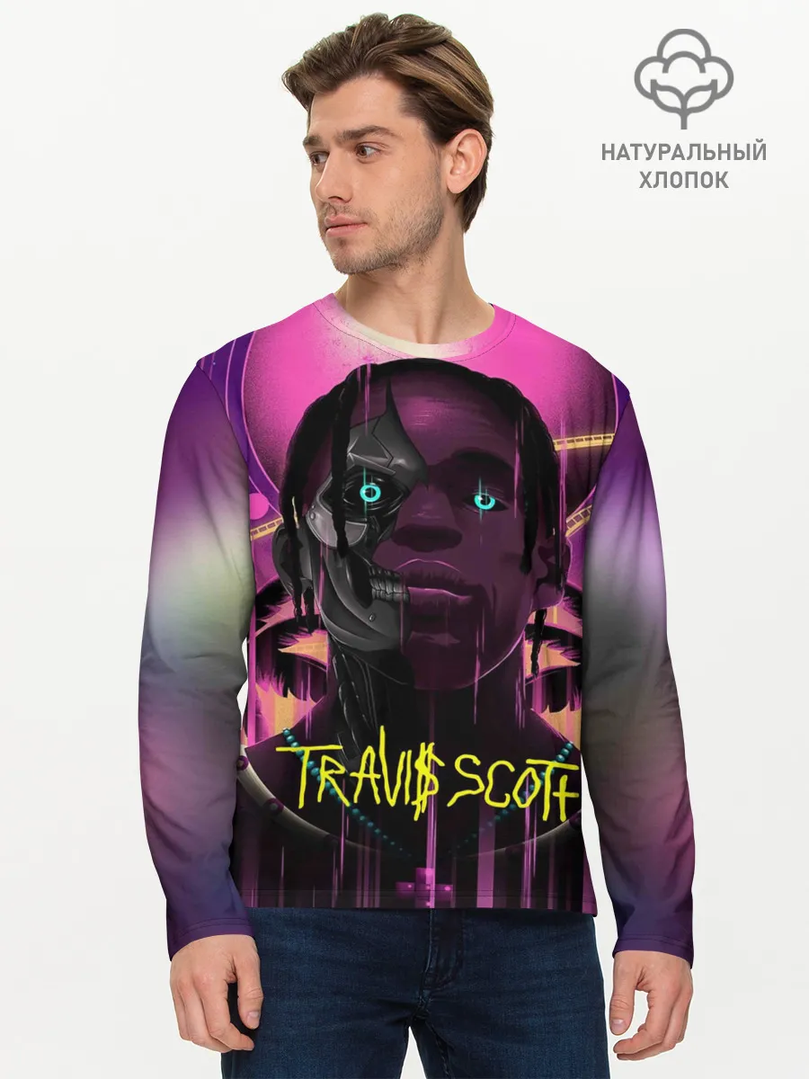 Мужской лонгслив базовый / TRAVIS SCOTT+FORTNITE