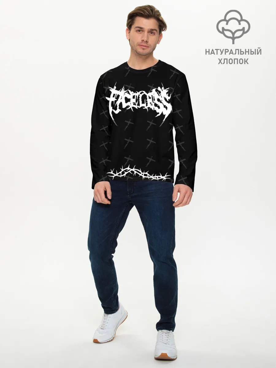 Мужской лонгслив базовый / Безликий