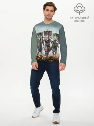 Мужской лонгслив базовый / For Honor