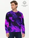 Мужской лонгслив базовый / ФИОЛЕТОВЫЙ ОГОНЬ