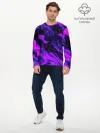 Мужской лонгслив базовый / ФИОЛЕТОВЫЙ ОГОНЬ