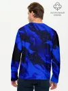 Мужской лонгслив базовый / СИНИЙ ОГОНЬ