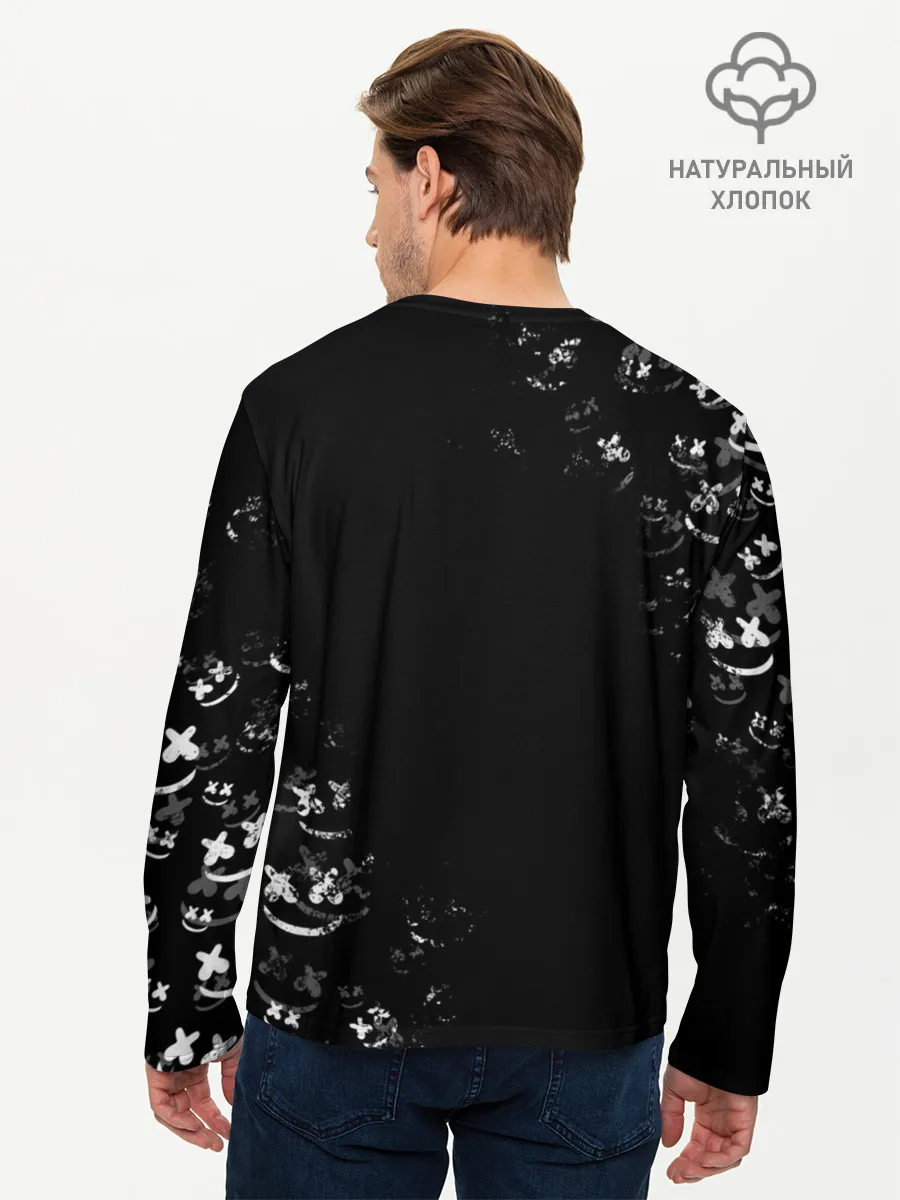 Мужской лонгслив базовый / Marshmello