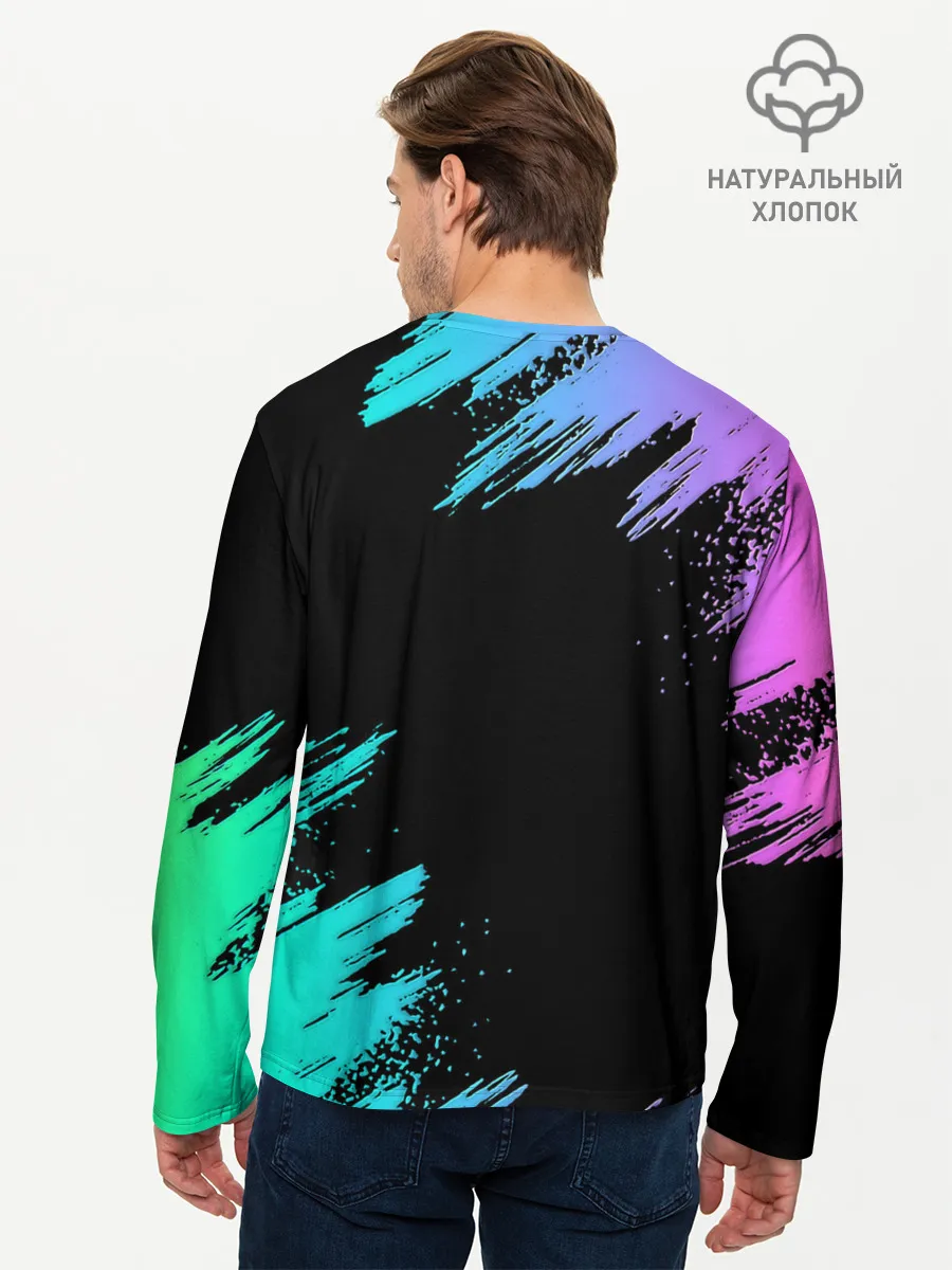 Мужской лонгслив базовый / Marshmello