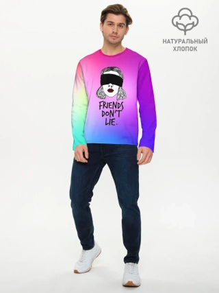 Мужской лонгслив базовый / Очень странные дела