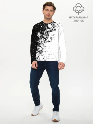 Мужской лонгслив базовый / Mitsubishi