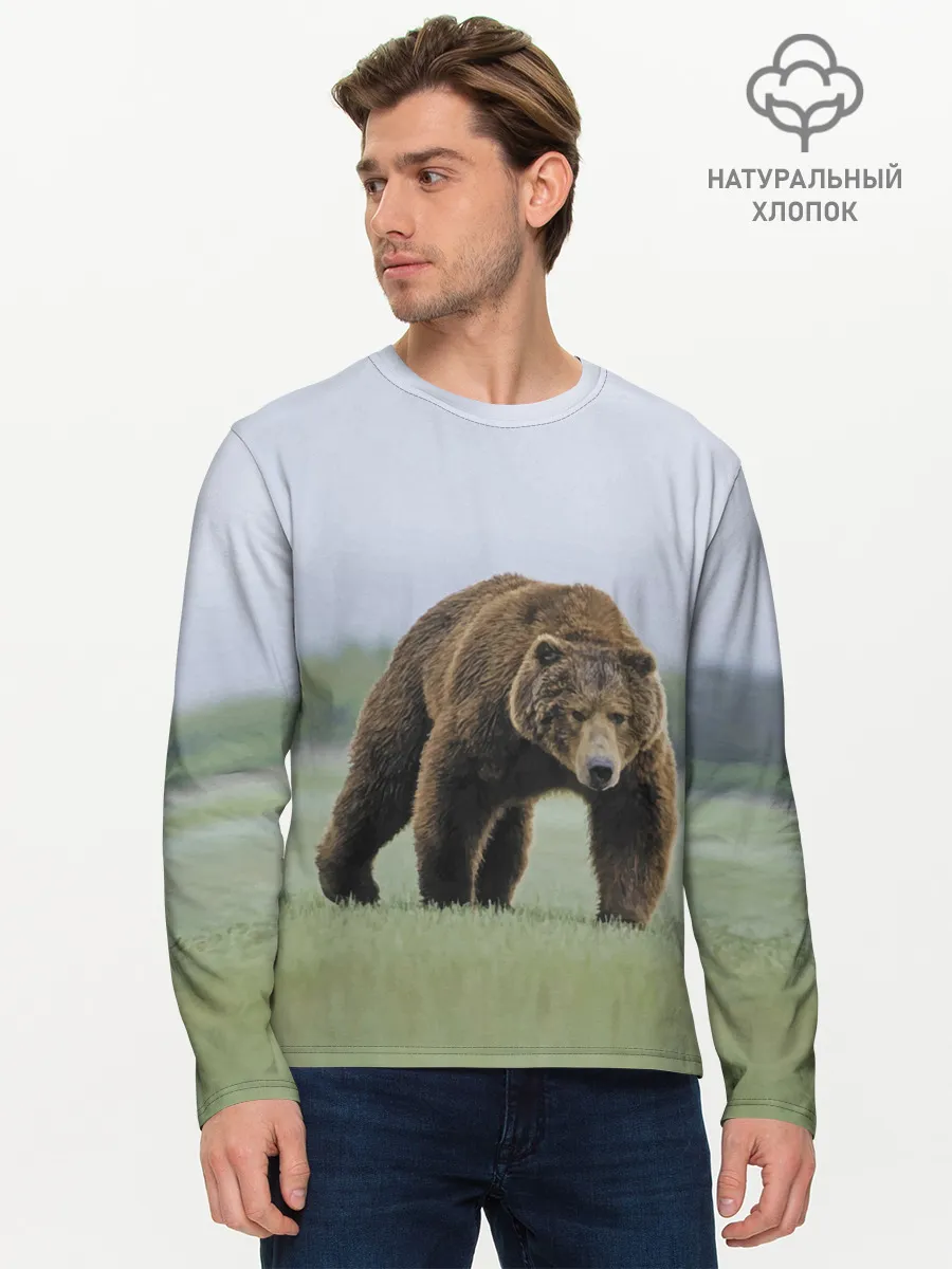 Мужской лонгслив базовый / Россия