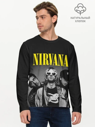 Мужской лонгслив базовый / NIRVANA
