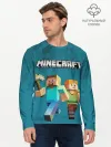 Мужской лонгслив базовый / Minecraft
