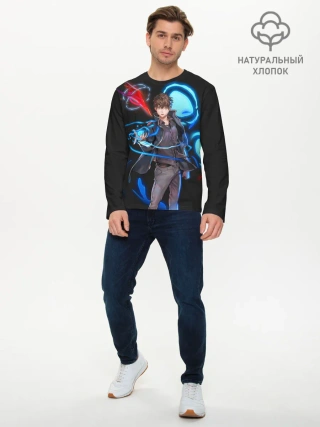 Мужской лонгслив базовый / Сила Баама. БАШНЯ БОГА