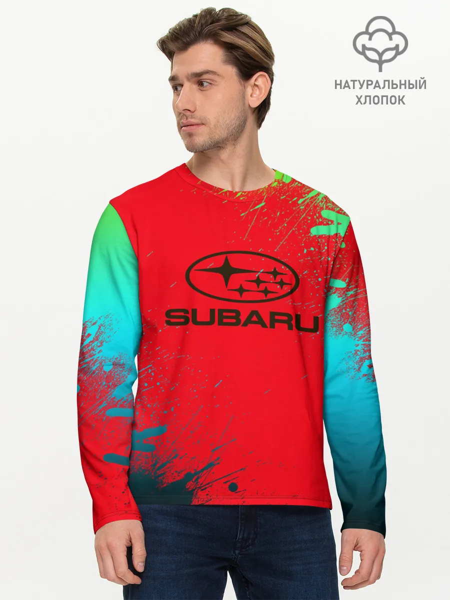 Мужской лонгслив базовый / SUBARU