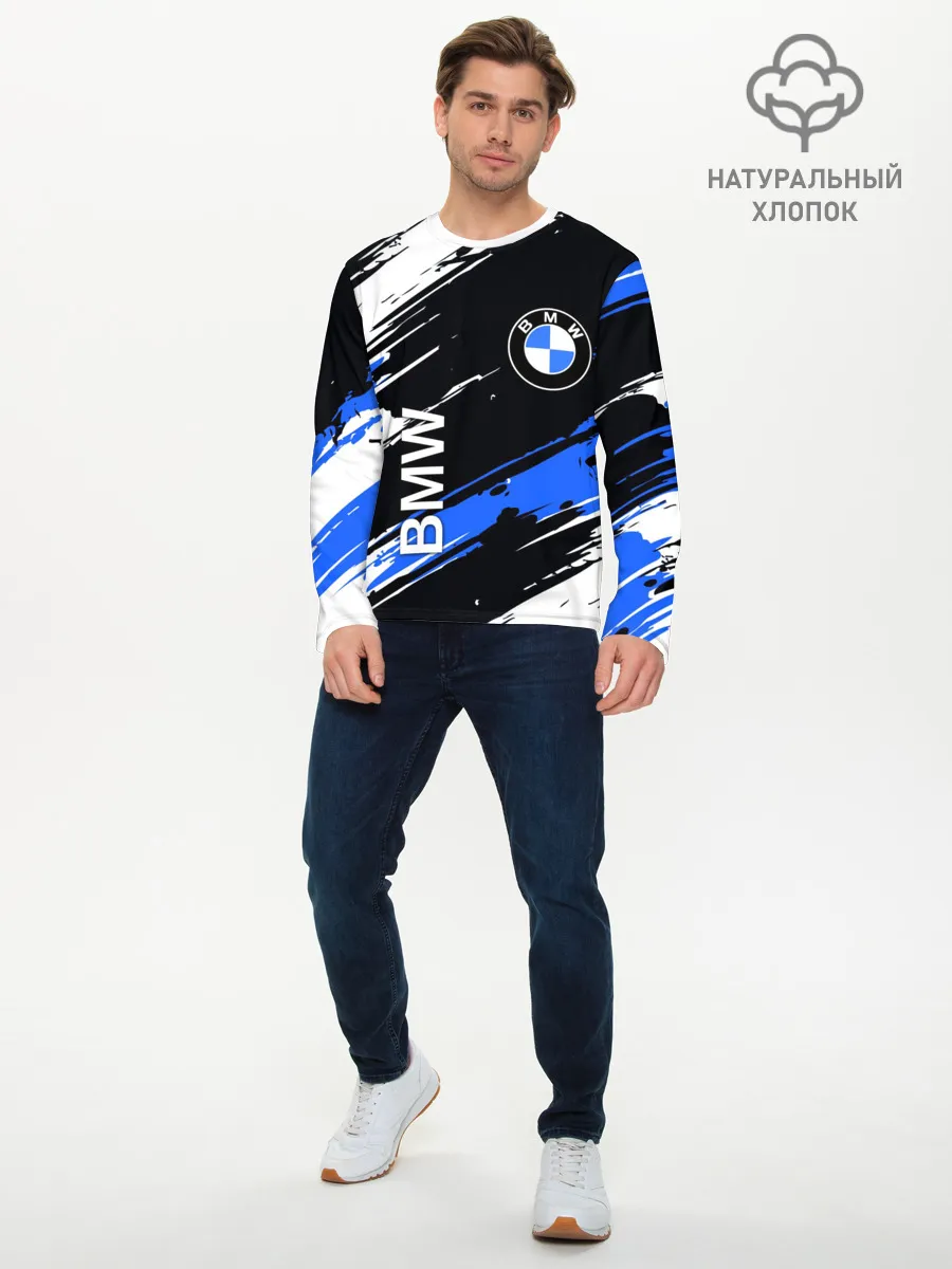 Мужской лонгслив базовый / BMW