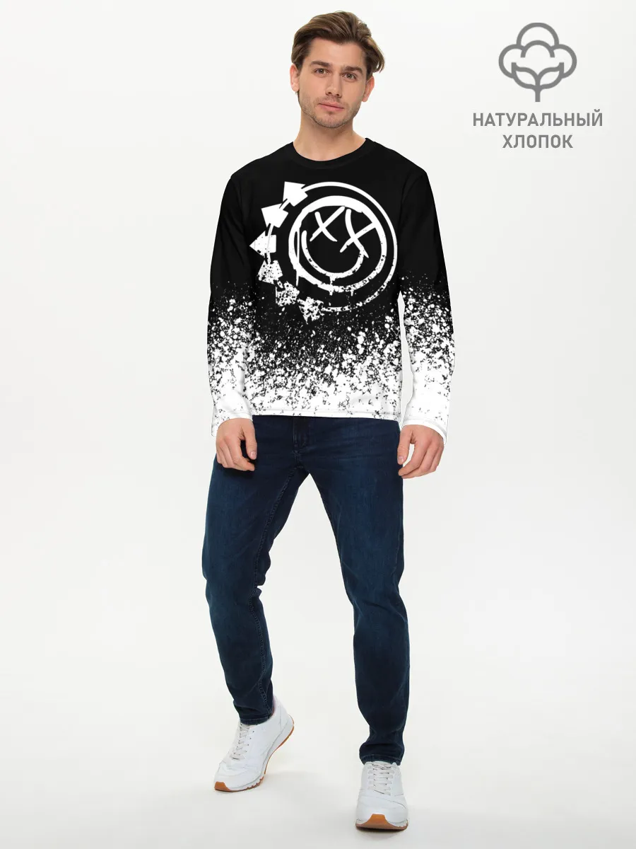 Мужской лонгслив базовый / Blink-182