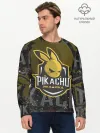 Мужской лонгслив базовый / Спорт Пикачу