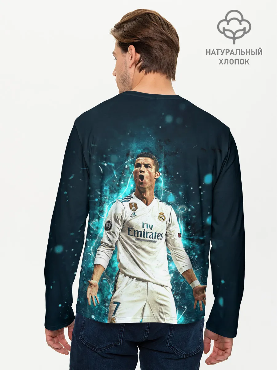 Мужской лонгслив базовый / Роналдо