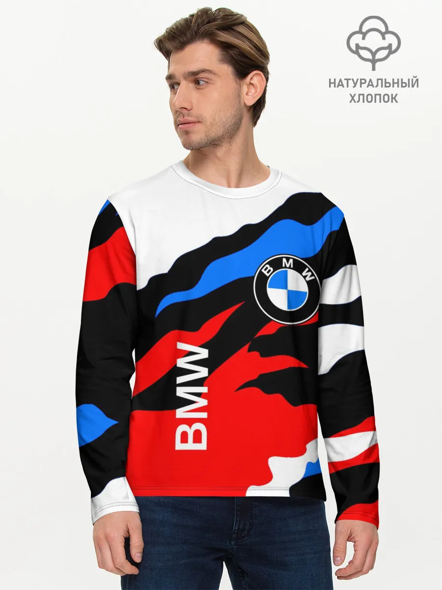 Мужской лонгслив базовый / BMW