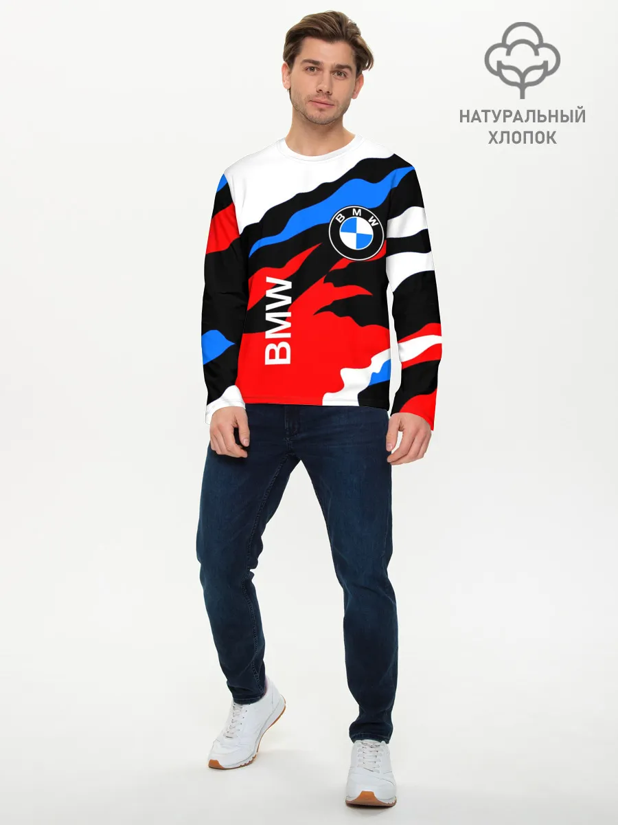 Мужской лонгслив базовый / BMW